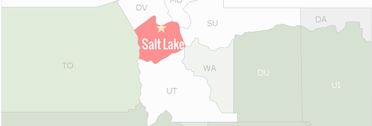 Salt Lake County Map