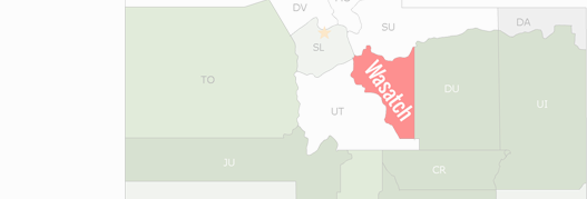 Wasatch County Map