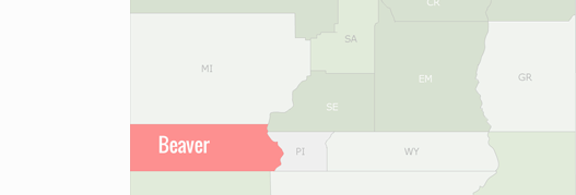 Beaver County Map