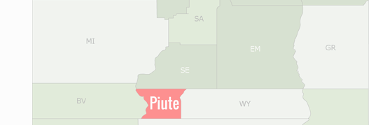 Piute County Map